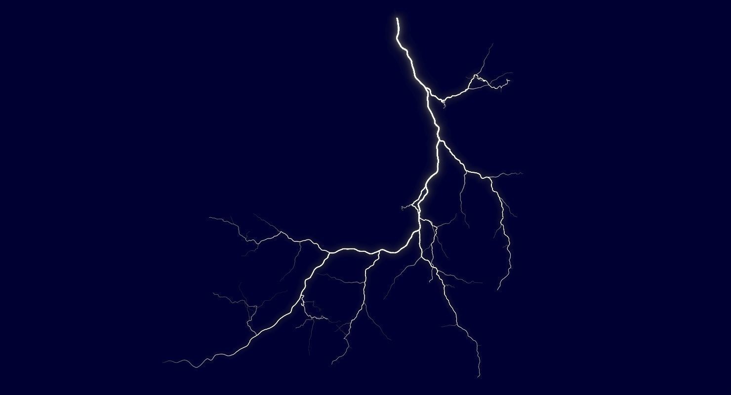 Realistic 3D Lightning CA-03 Low-poly 3D model_2
