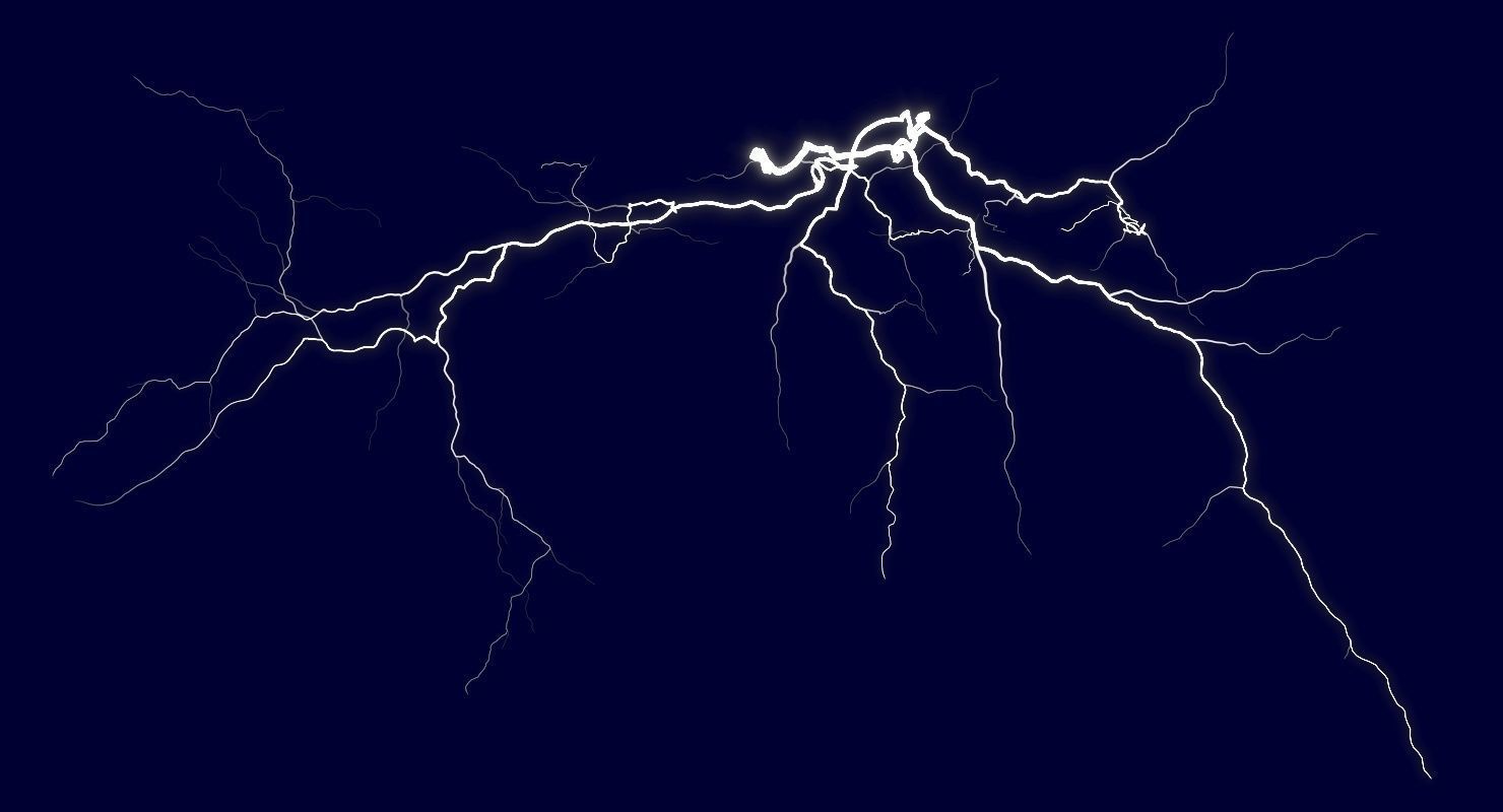 Realistic 3D Lightning CA-03 Low-poly 3D model_7