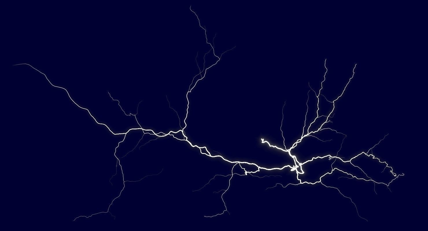 Realistic 3D Lightning CA-03 Low-poly 3D model_8