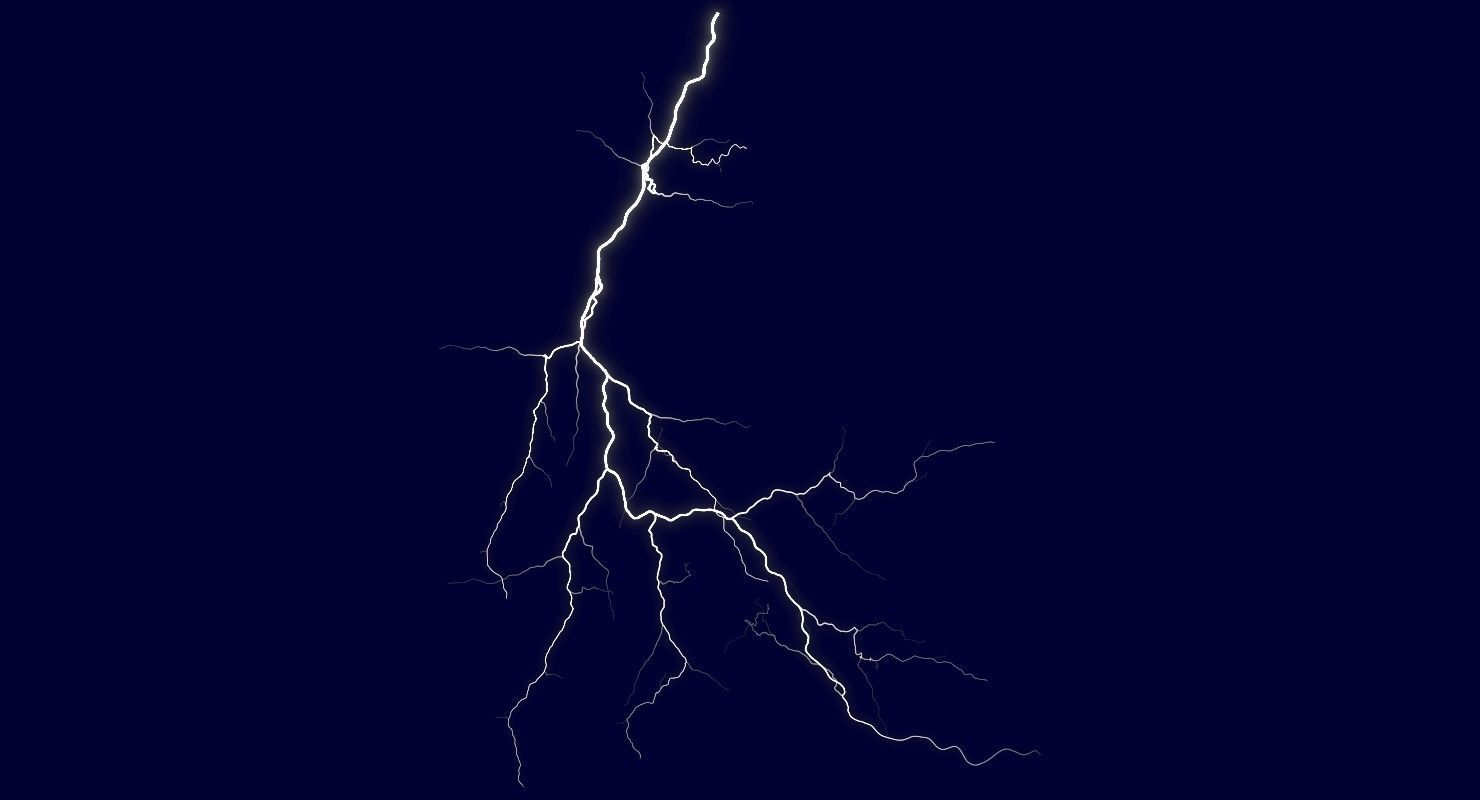 Realistic 3D Lightning CA-03 Low-poly 3D model_5