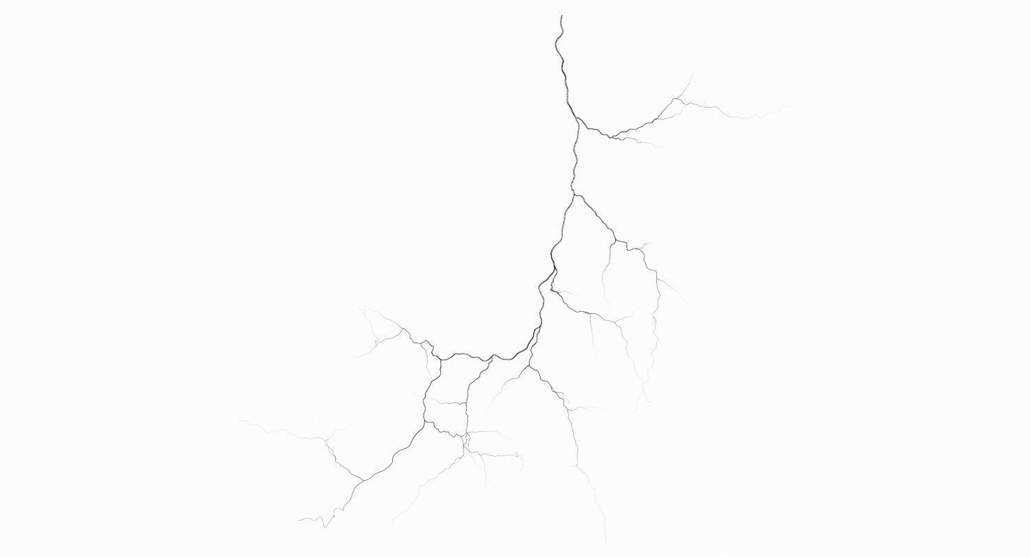 Realistic 3D Lightning CA-03 Low-poly 3D model_9