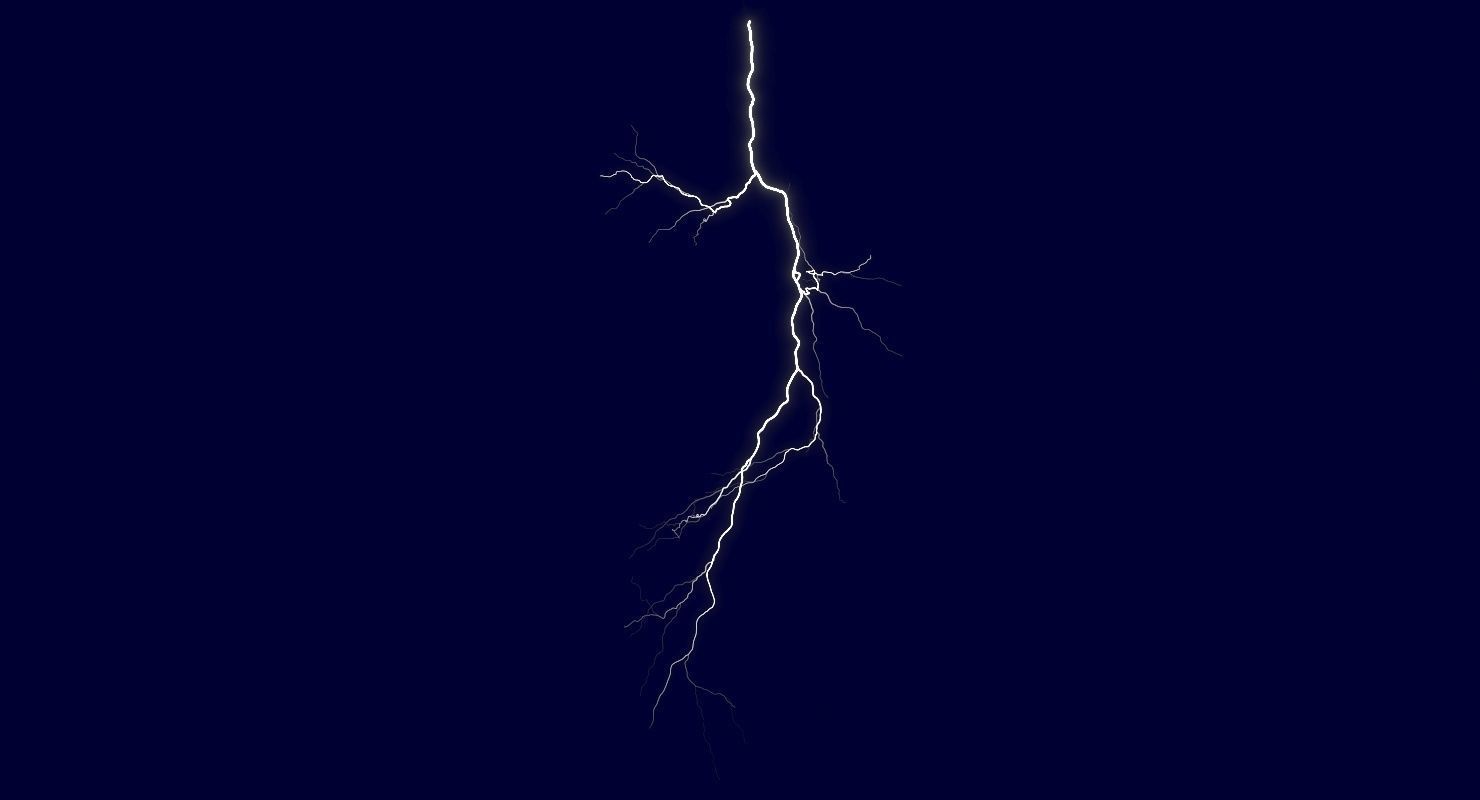 Realistic 3D Lightning CA-05 Low-poly 3D model_3