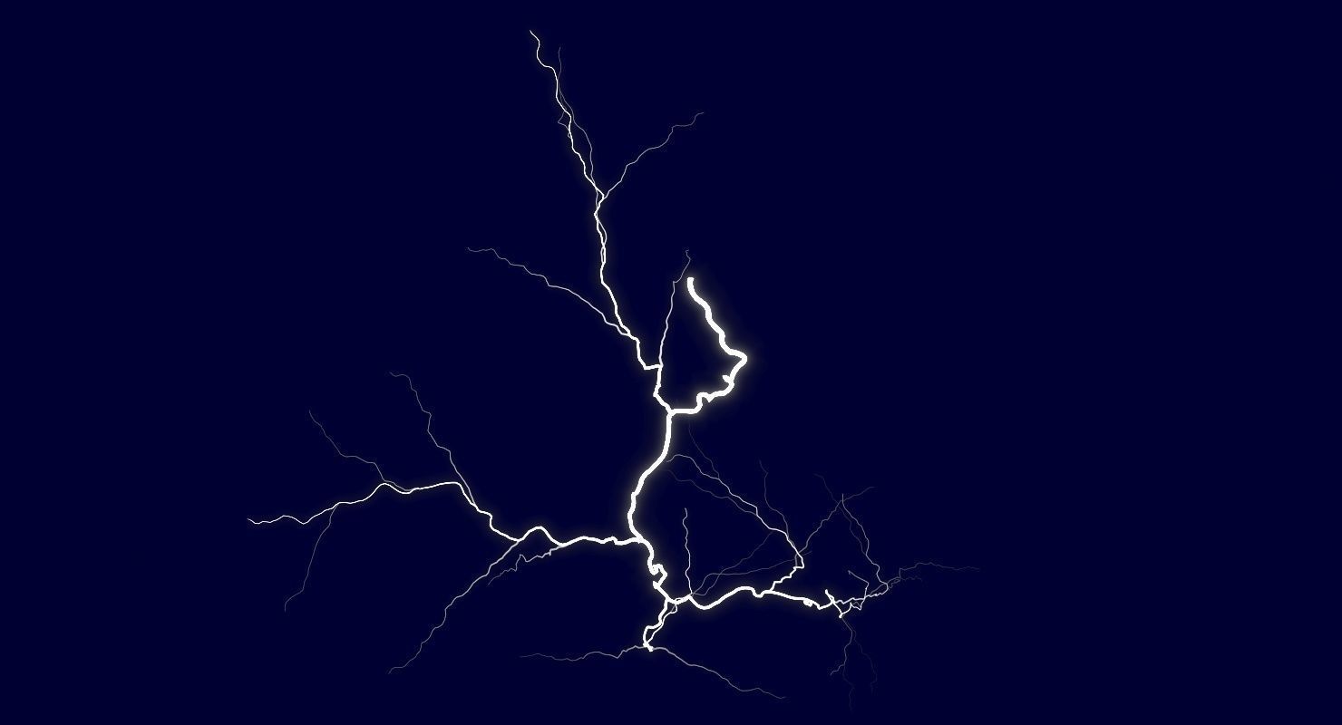 Realistic 3D Lightning CA-05 Low-poly 3D model_8