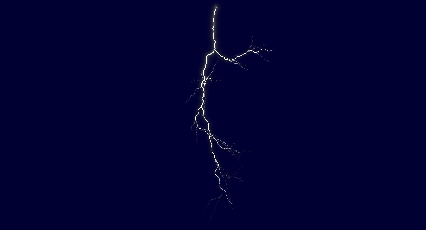 Realistic 3D Lightning CA-05 Low-poly 3D model_1