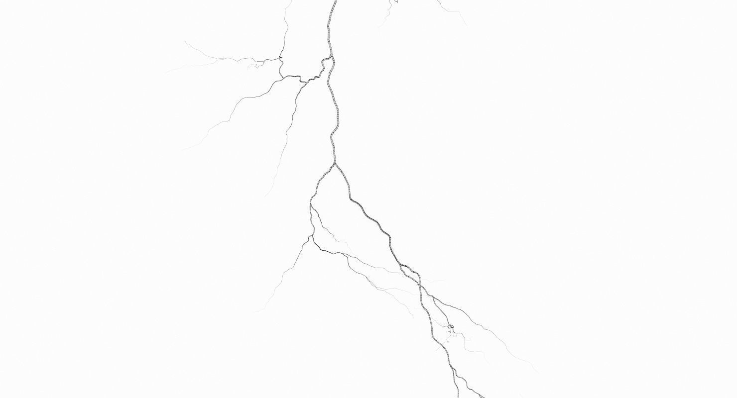 Realistic 3D Lightning CA-05 Low-poly 3D model_10