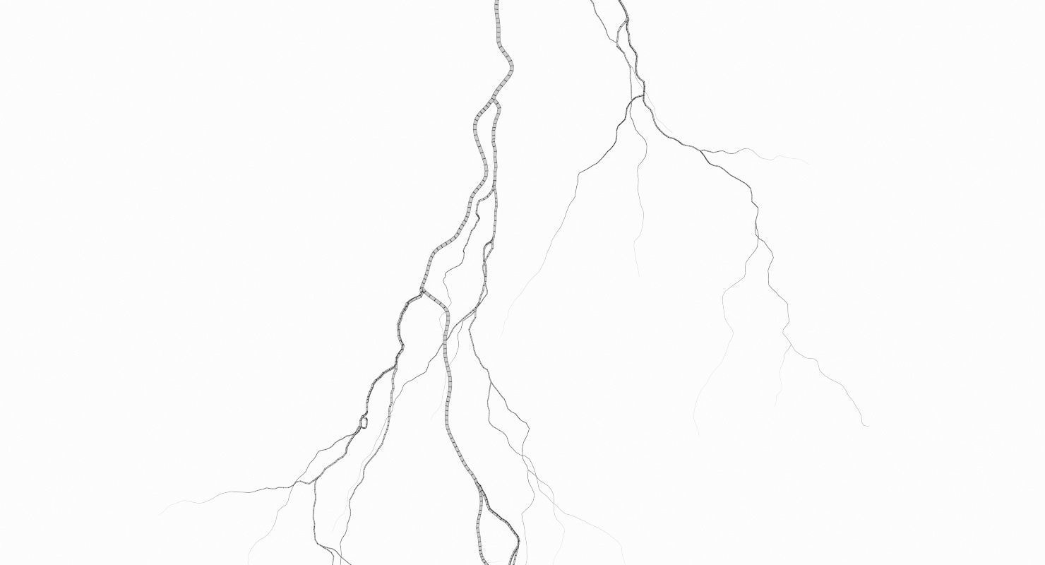 Realistic 3D Lightning CA-06 Low-poly 3D model_11