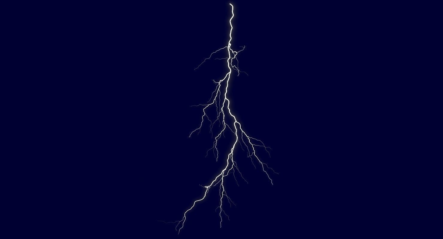 Realistic 3D Lightning CA-06 Low-poly 3D model_5