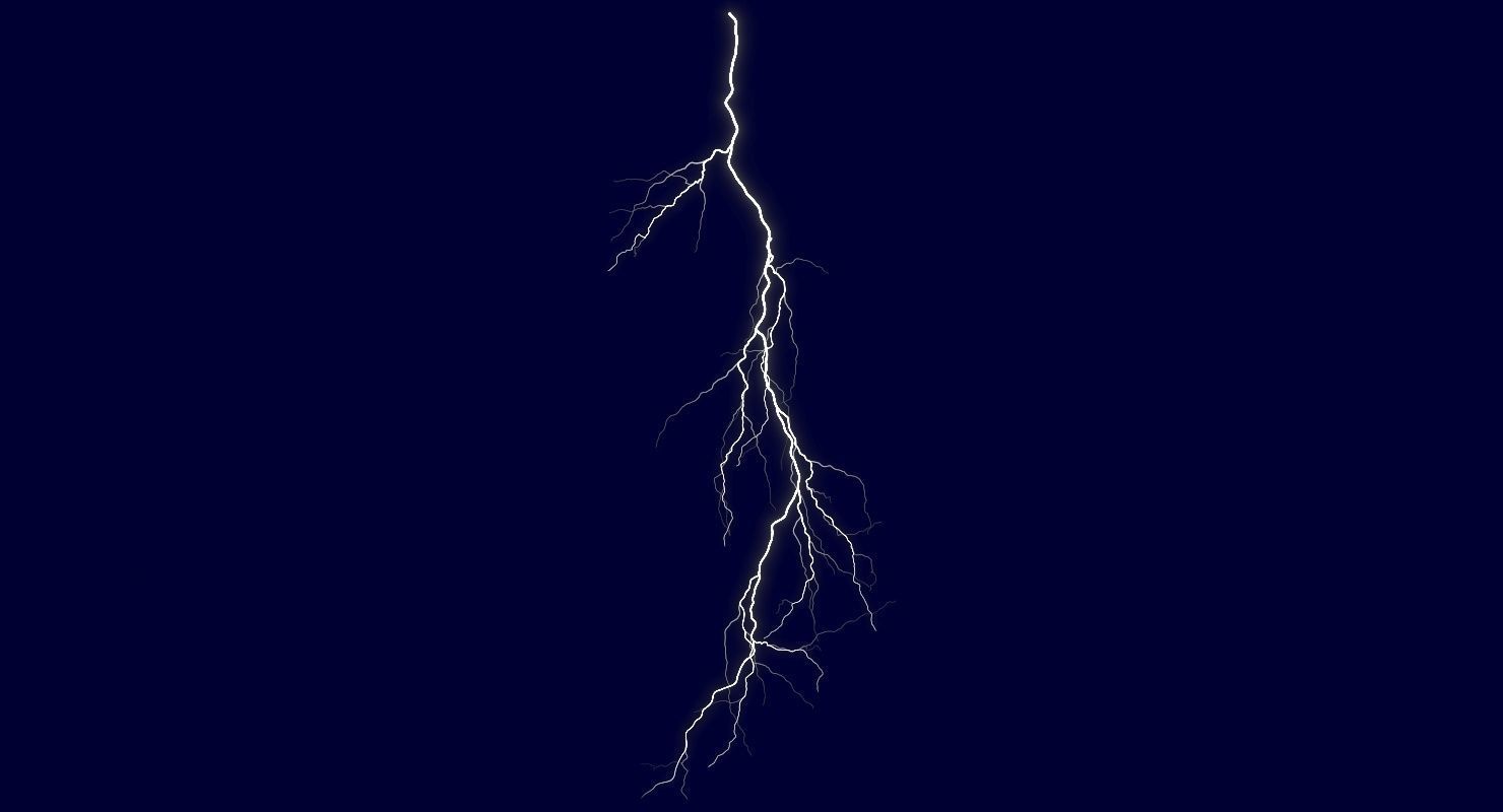 Realistic 3D Lightning CA-06 Low-poly 3D model_4