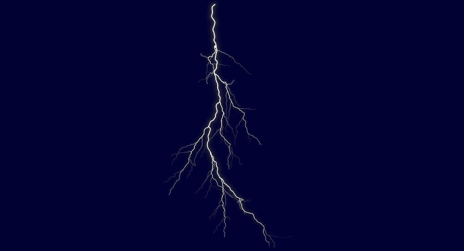 Realistic 3D Lightning CA-06 Low-poly 3D model_1