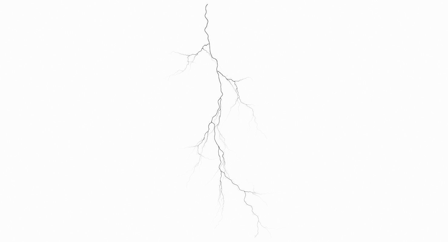 Realistic 3D Lightning CA-06 Low-poly 3D model_9