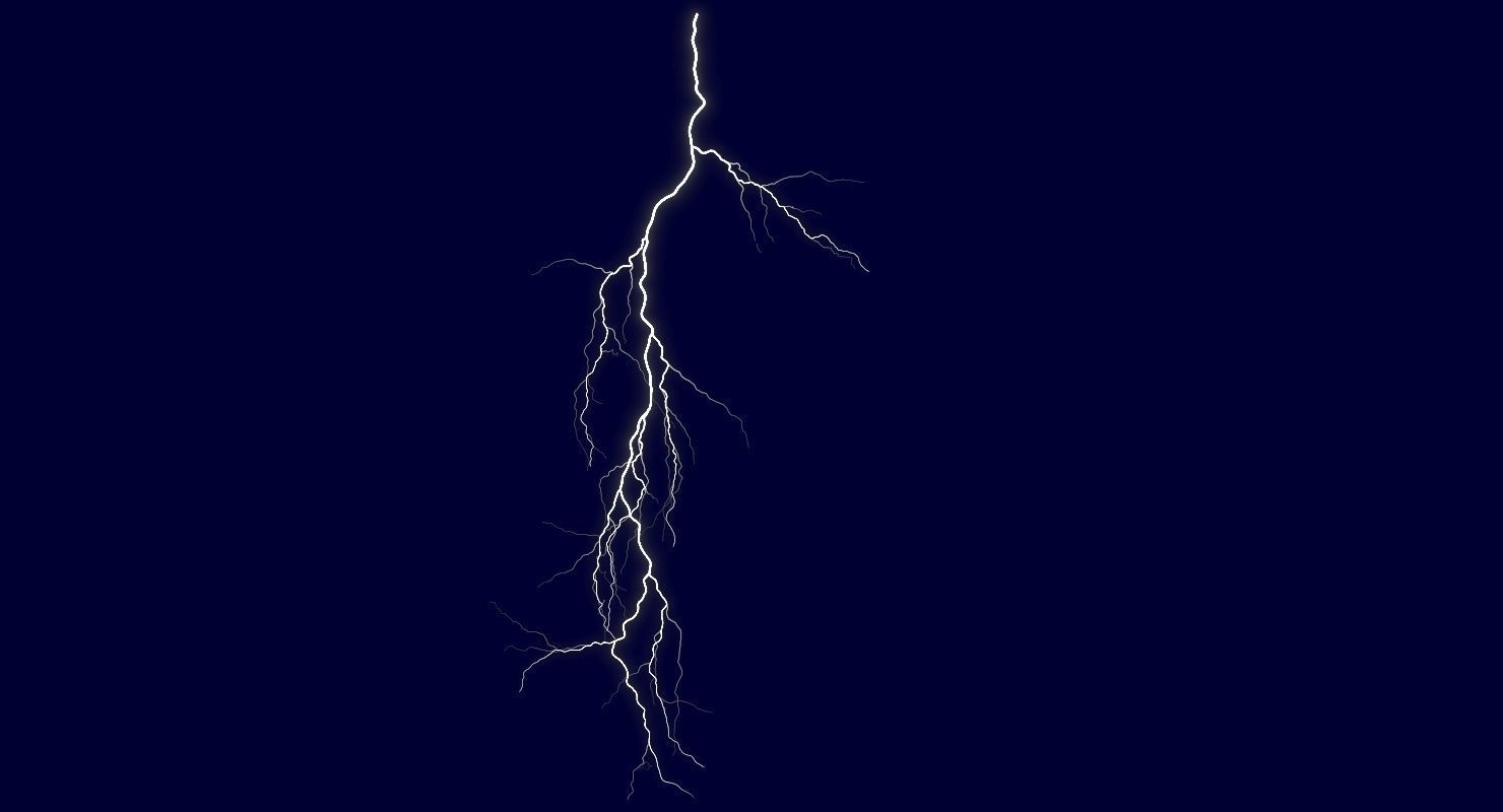 Realistic 3D Lightning CA-06 Low-poly 3D model_2