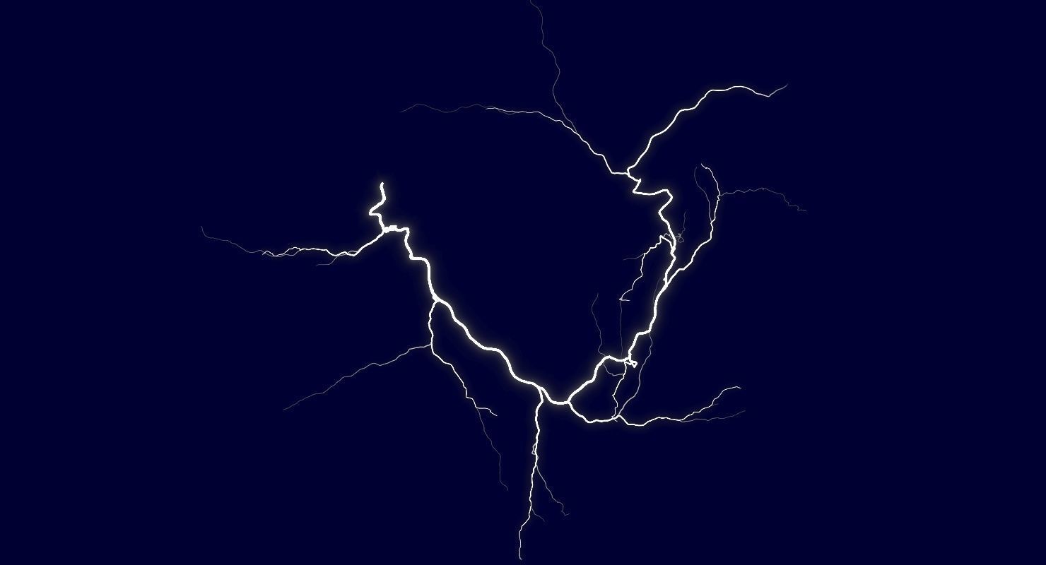 Realistic 3D Lightning CA-08 Low-poly 3D model_8