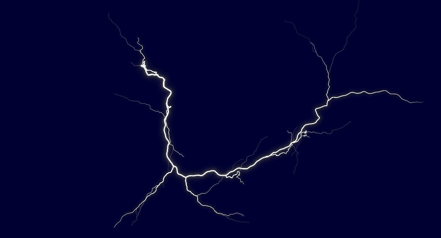 Realistic 3D Lightning CA-08 Low-poly 3D model_7