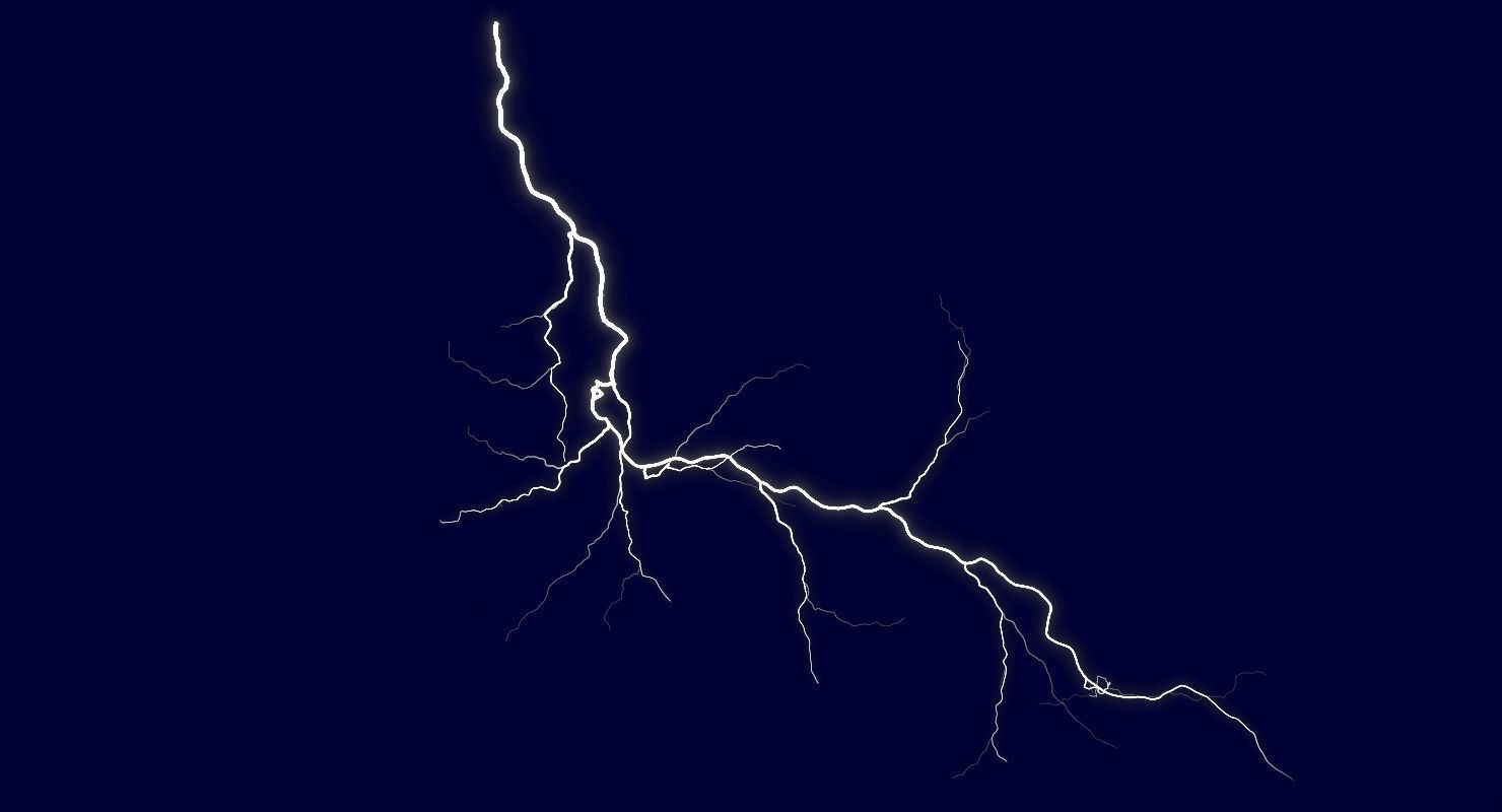 Realistic 3D Lightning CA-08 Low-poly 3D model_5