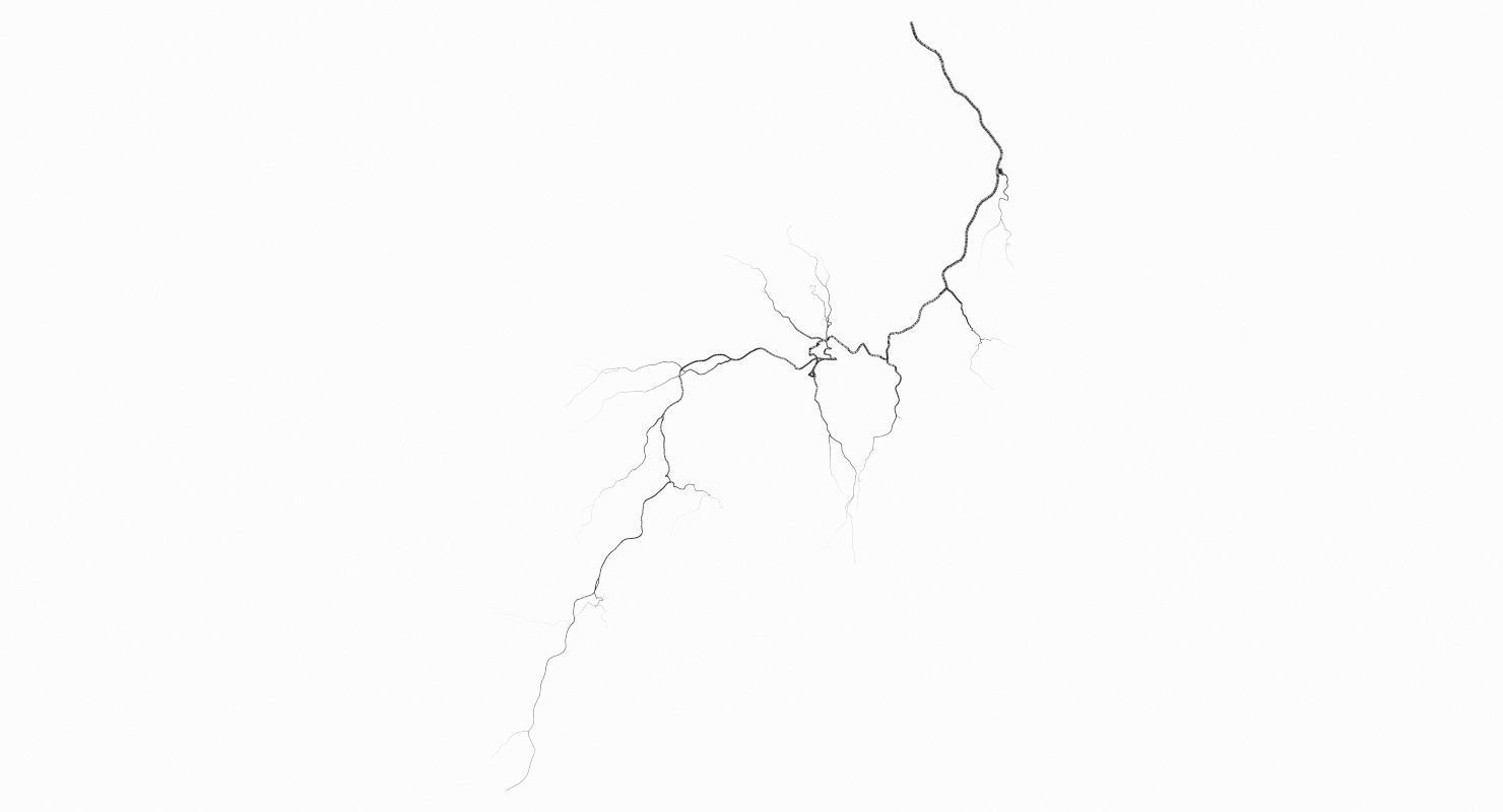 Realistic 3D Lightning CA-09 Low-poly 3D model_9