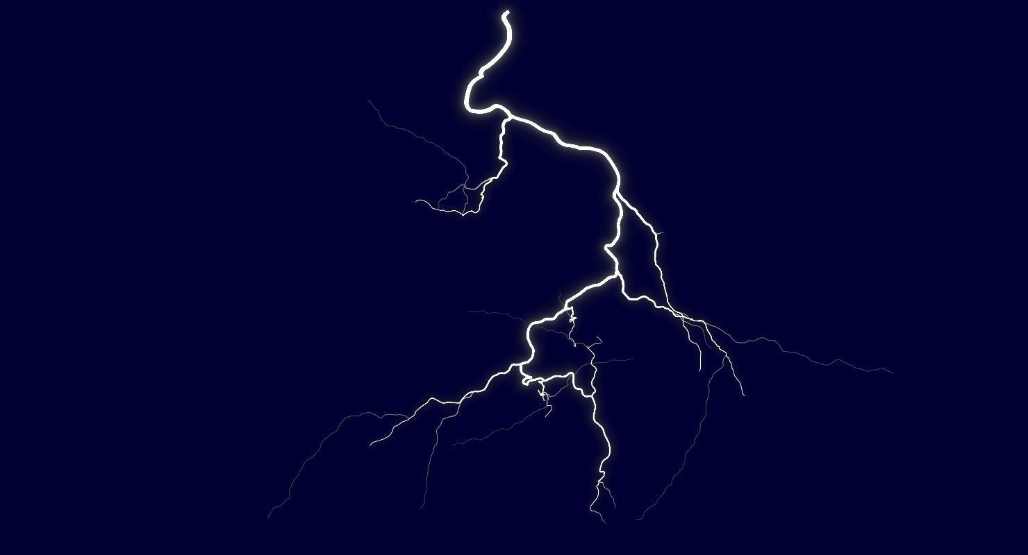 Realistic 3D Lightning CA-10 Low-poly 3D model_7