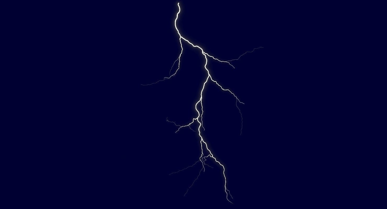 Realistic 3D Lightning CA-10 Low-poly 3D model_5
