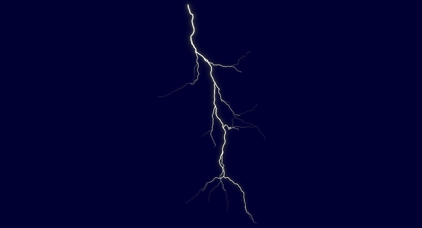 Realistic 3D Lightning CA-10 Low-poly 3D model_4