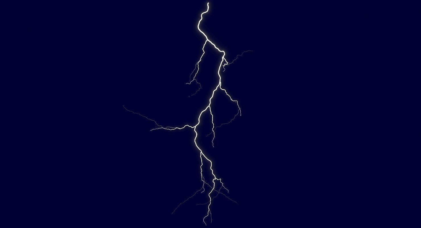 Realistic 3D Lightning CA-10 Low-poly 3D model_1