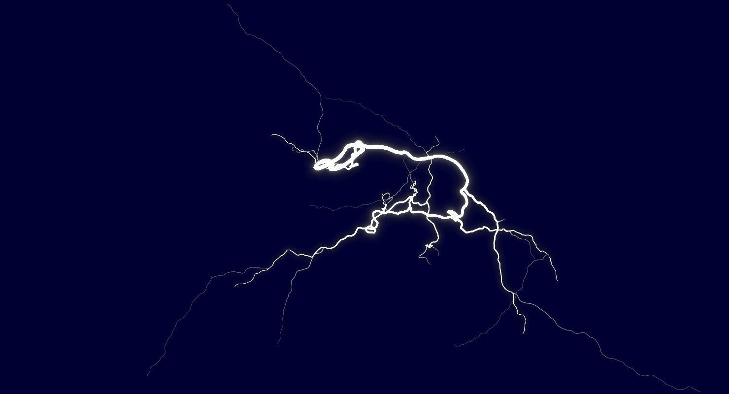 Realistic 3D Lightning CA-10 Low-poly 3D model_8