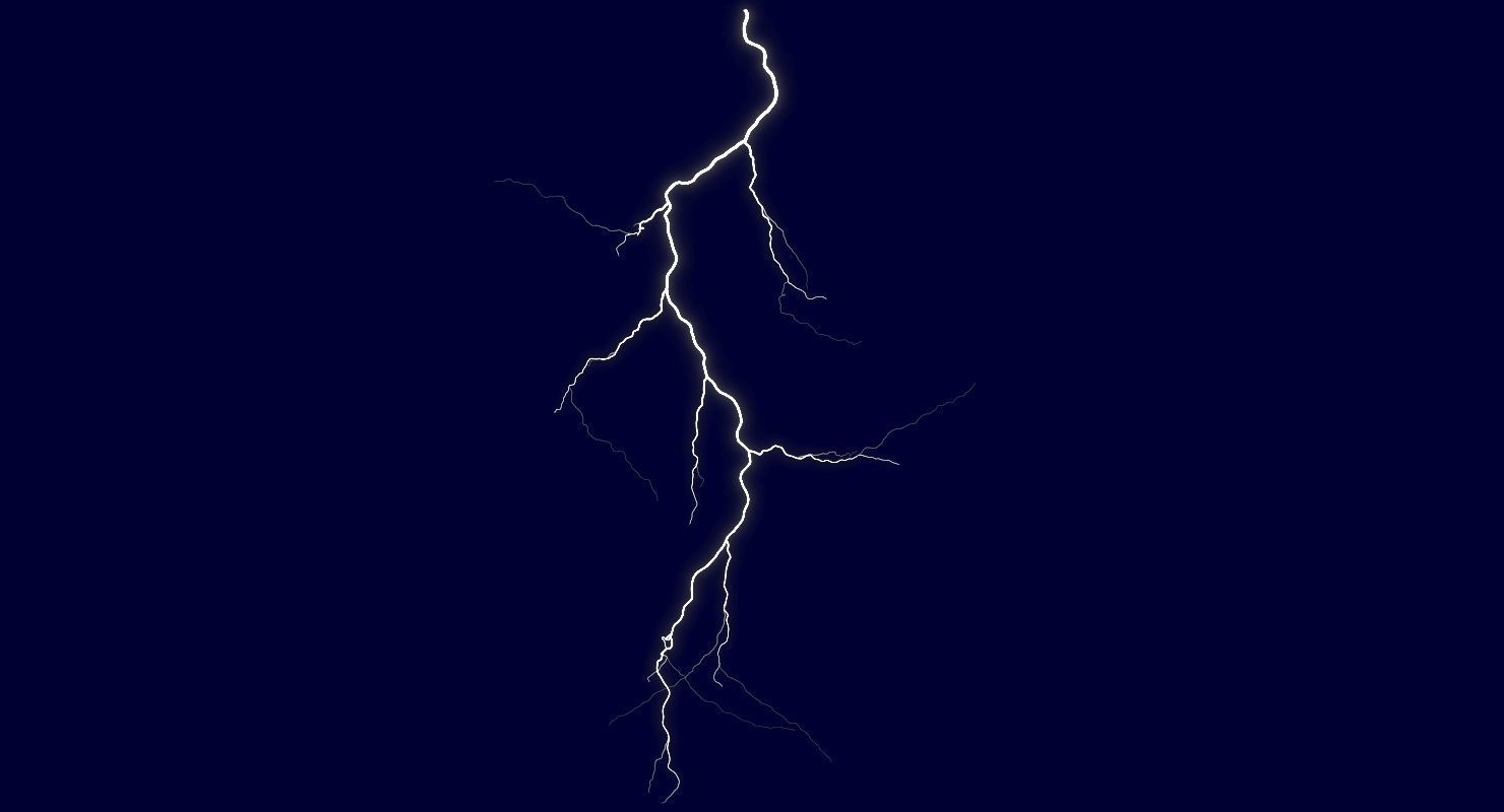 Realistic 3D Lightning CA-10 Low-poly 3D model_3