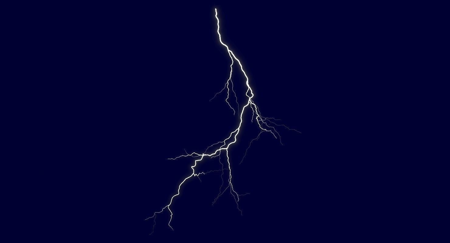 Realistic 3D Lightning CA-11 Low-poly 3D model_1
