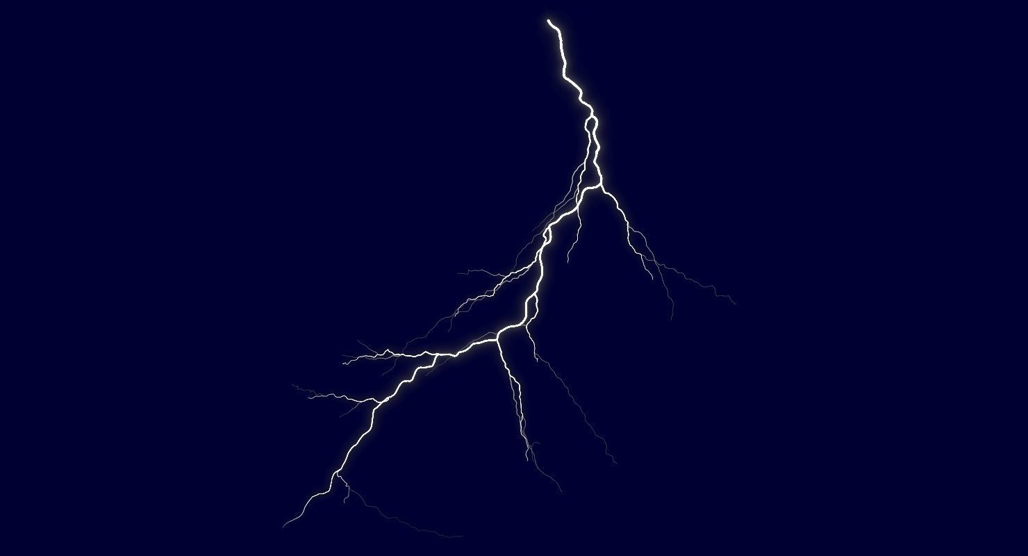 Realistic 3D Lightning CA-11 Low-poly 3D model_2