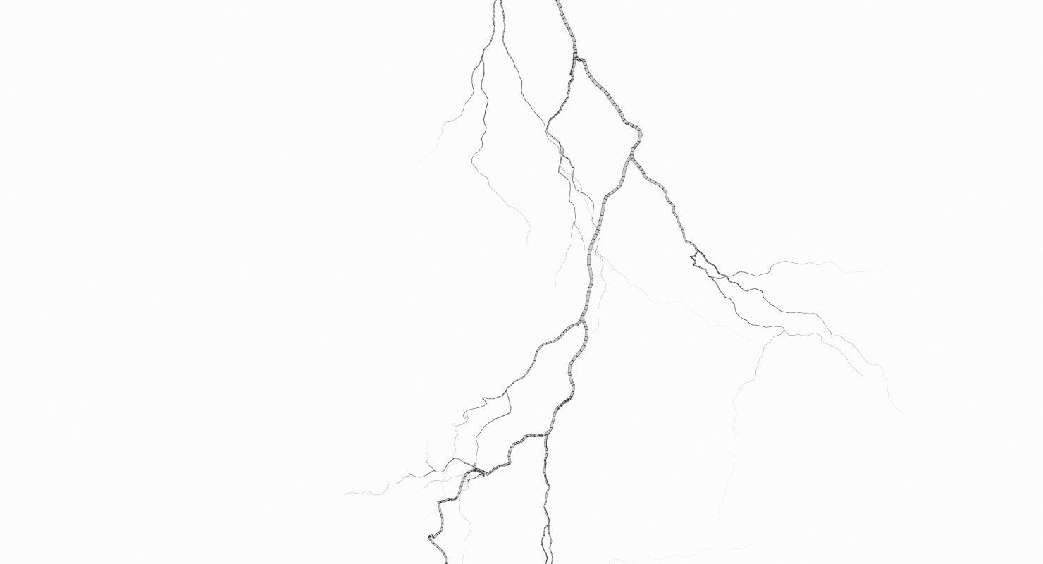 Realistic 3D Lightning CA-11 Low-poly 3D model_10