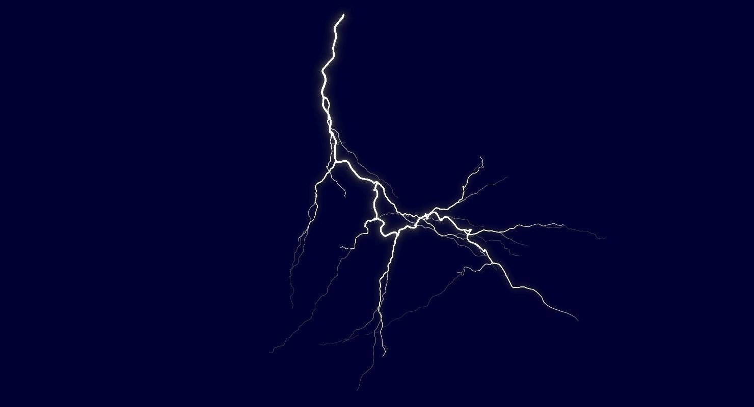 Realistic 3D Lightning CA-11 Low-poly 3D model_8