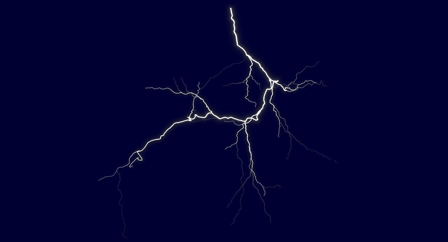 Realistic 3D Lightning CA-11 Low-poly 3D model_6