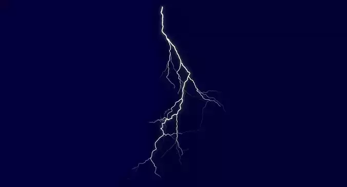 Realistic 3D Lightning CA-11 Low-poly 3D model