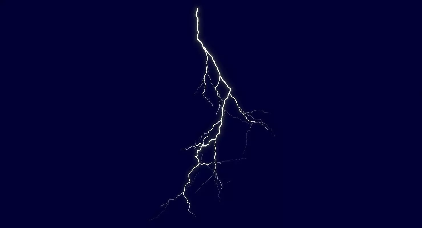 Realistic 3D Lightning CA-11 Low-poly 3D model_0