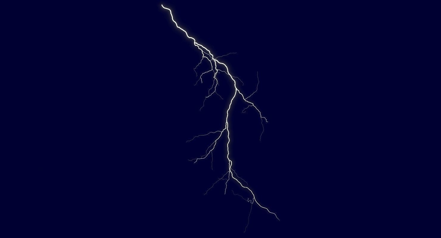 Realistic 3D Lightning CA-13 Low-poly 3D model_2