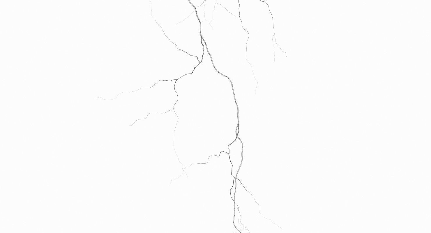 Realistic 3D Lightning CA-13 Low-poly 3D model_10