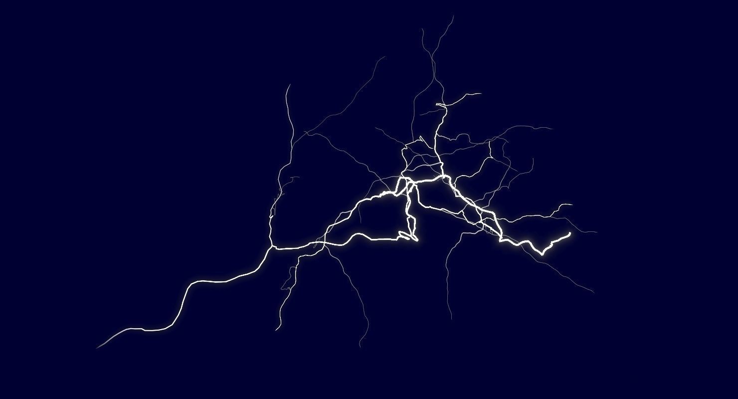 Realistic 3D Lightning CA-13 Low-poly 3D model_7