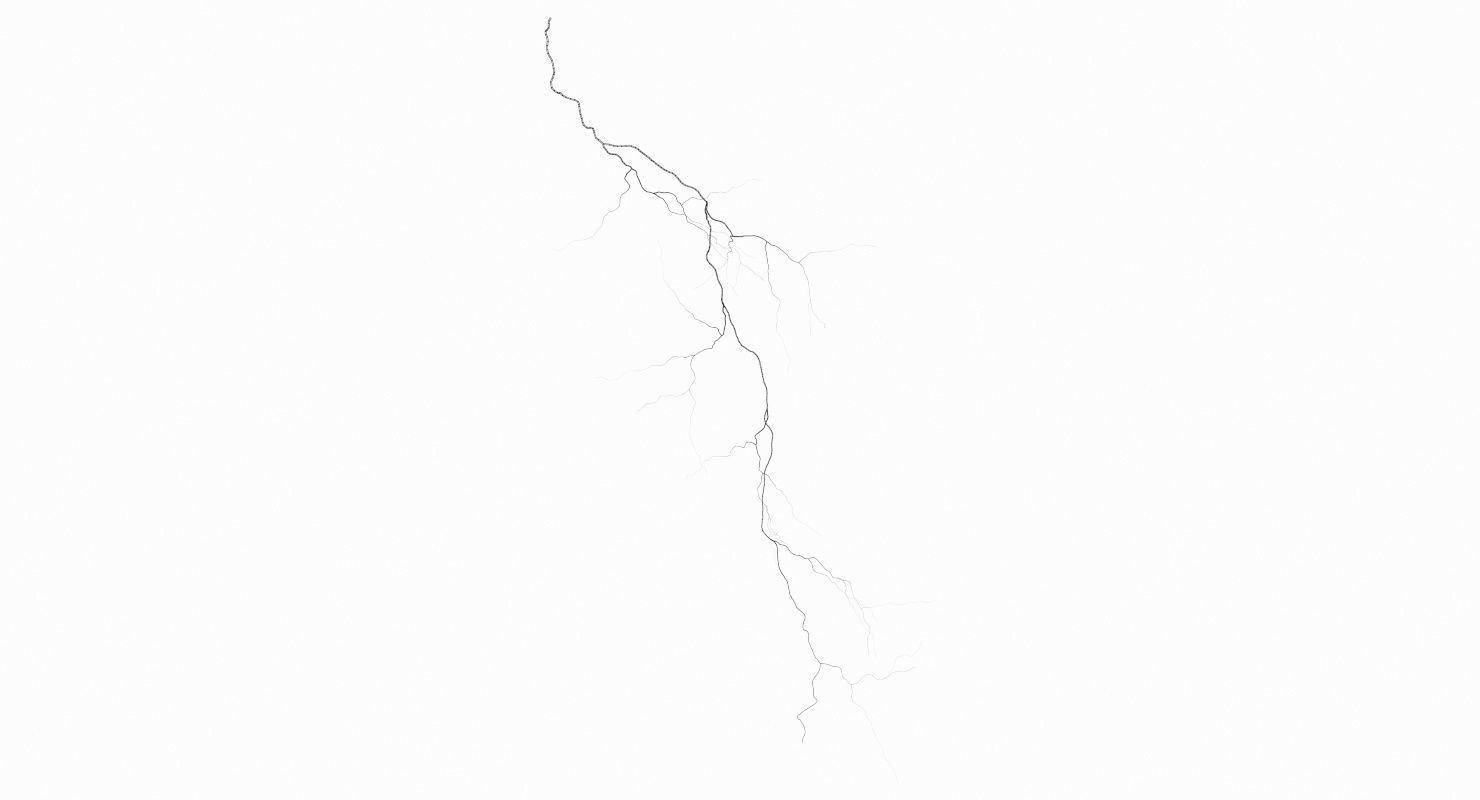 Realistic 3D Lightning CA-13 Low-poly 3D model_9