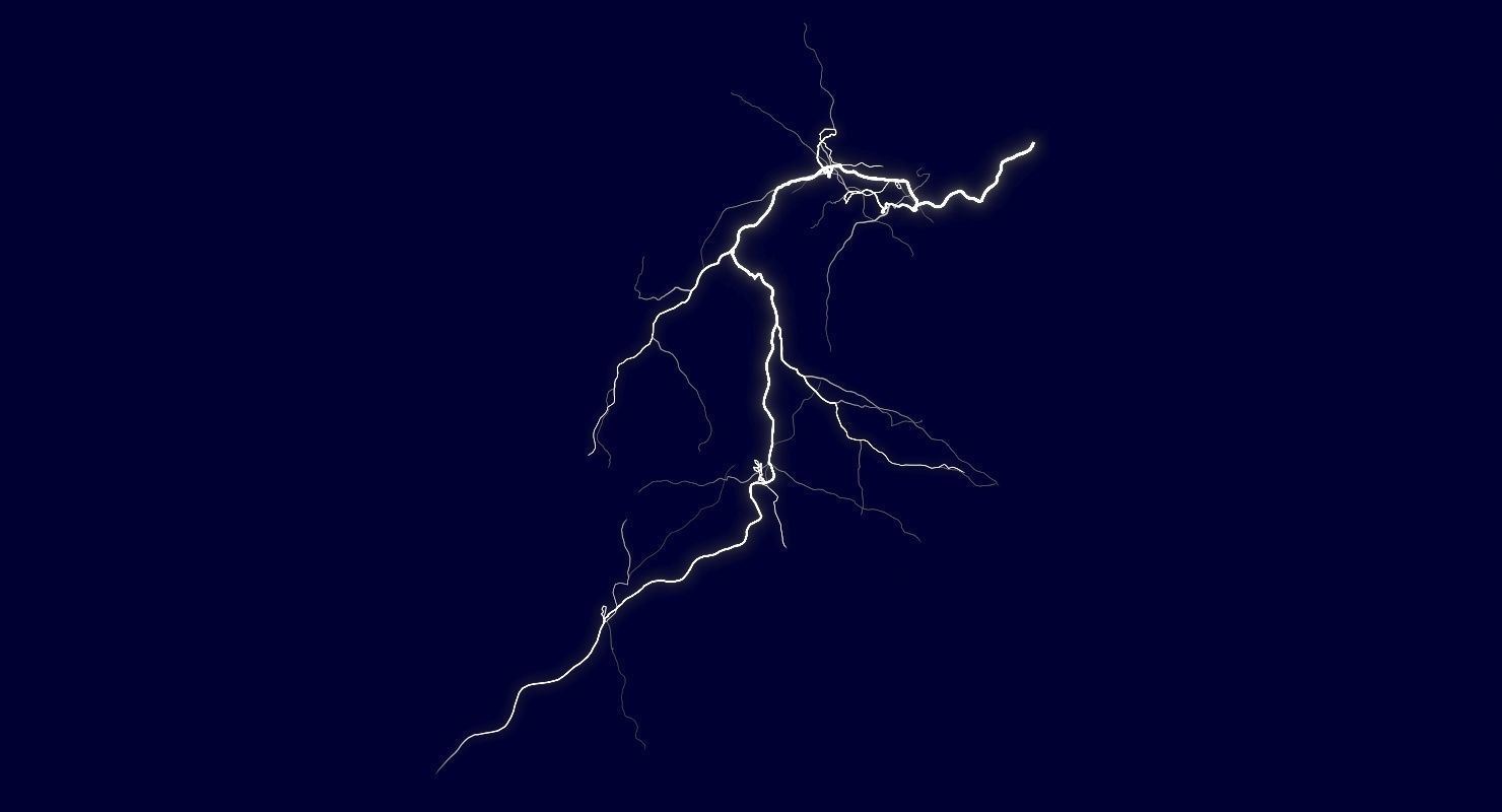 Realistic 3D Lightning CA-13 Low-poly 3D model_6