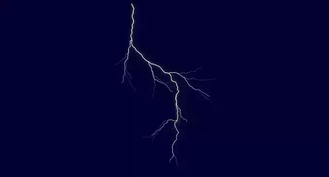 Realistic 3D Lightning CA-14 Low-poly 3D model