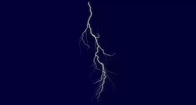 Realistic 3D Lightning CA-15 Low-poly 3D model