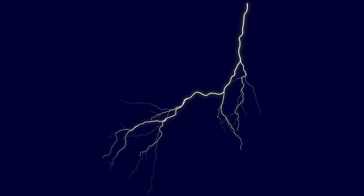 Realistic 3D Lightning CA-16 Low-poly 3D model_3
