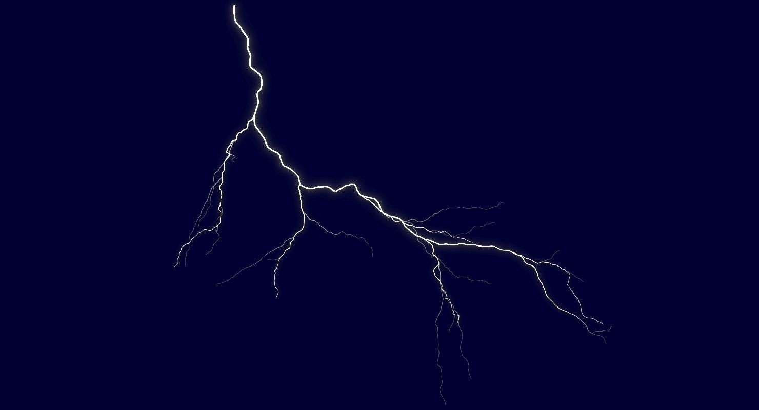 Realistic 3D Lightning CA-16 Low-poly 3D model_2