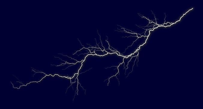 Realistic 3D Lightning CA-17 3D model