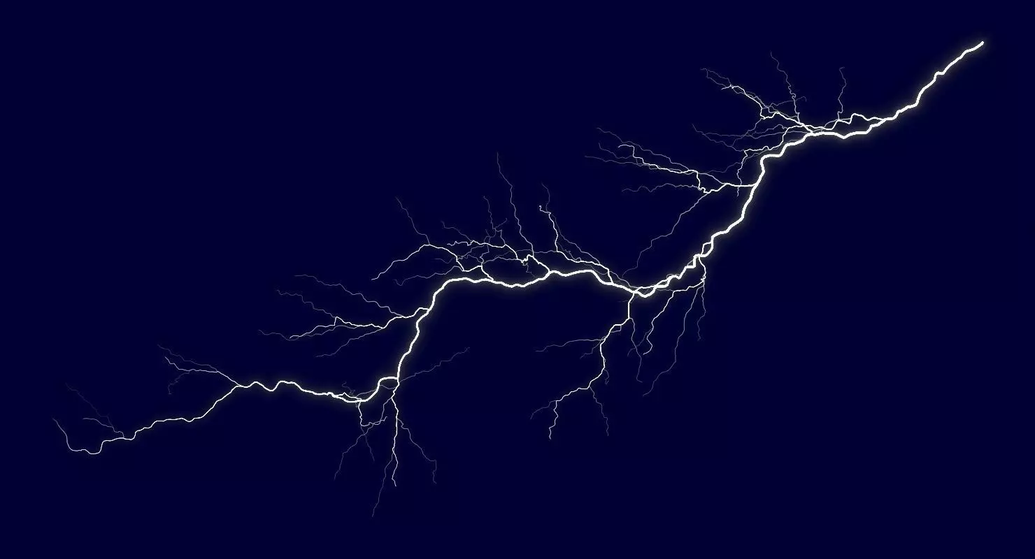 Realistic 3D Lightning CA-17 3D model_0