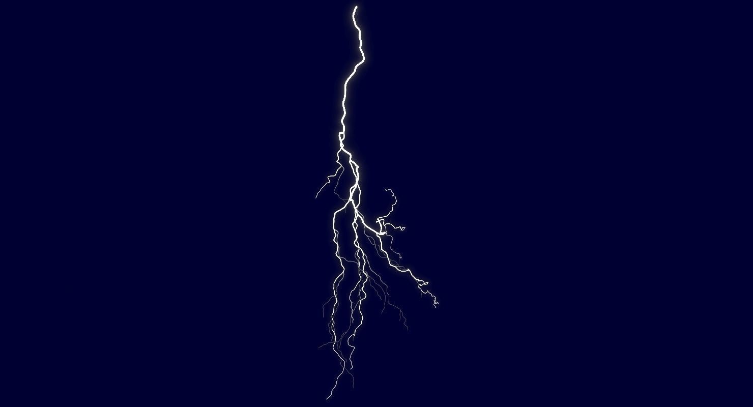 Realistic 3D Lightning CA-18 Low-poly 3D model_3