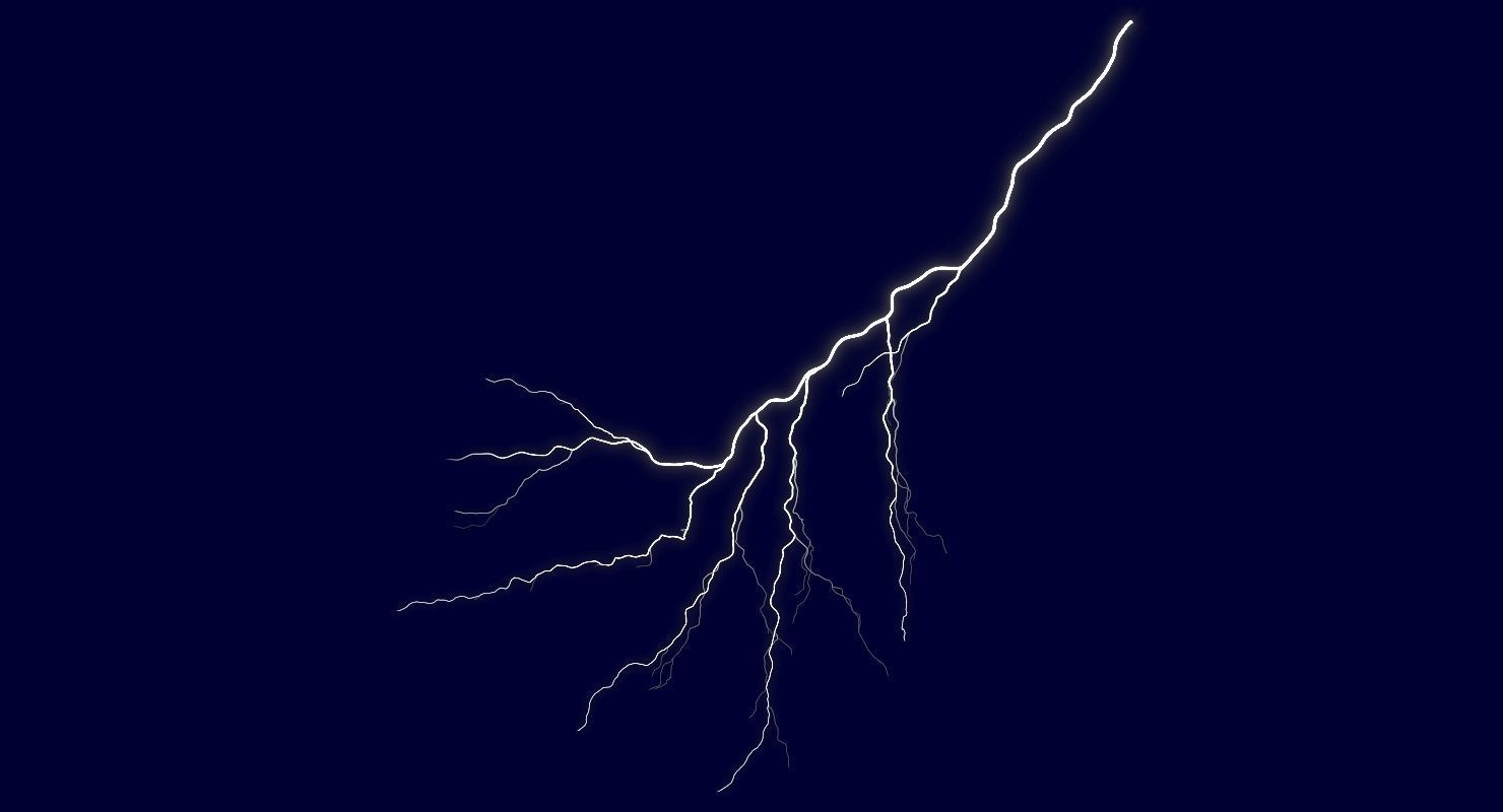 Realistic 3D Lightning CA-18 Low-poly 3D model_5