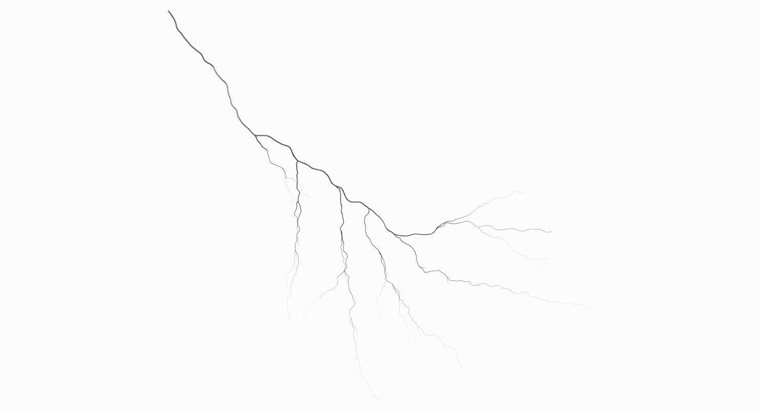 Realistic 3D Lightning CA-18 Low-poly 3D model_9
