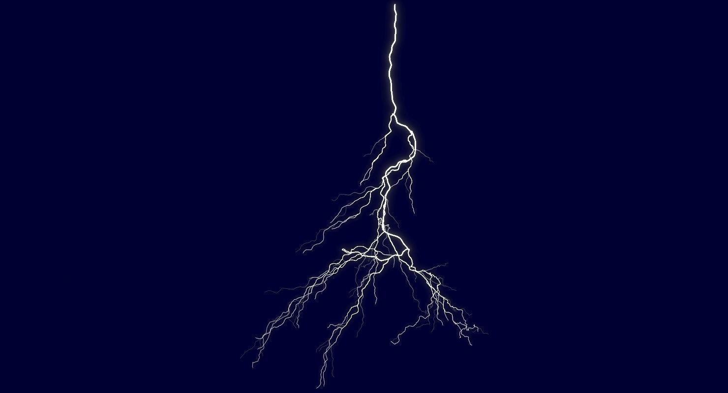 Realistic 3D Lightning CA-20 3D model_3