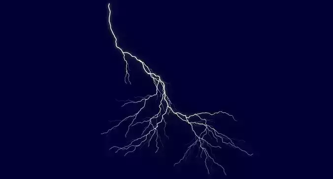 Realistic 3D Lightning CA-20 3D model