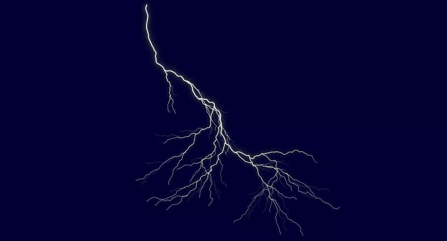 Realistic 3D Lightning CA-20 3D model_0