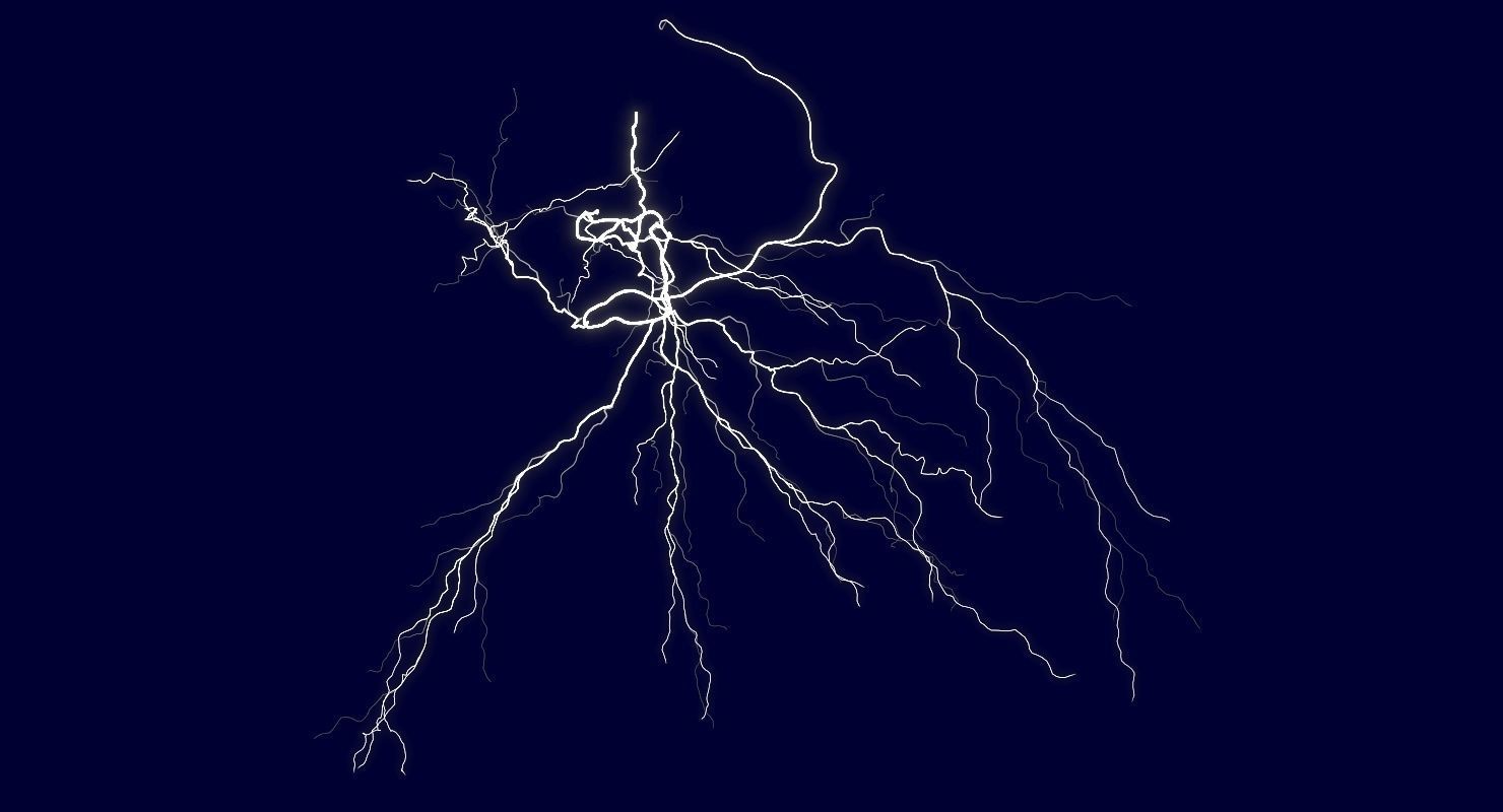 Realistic 3D Lightning CA-20 3D model_8
